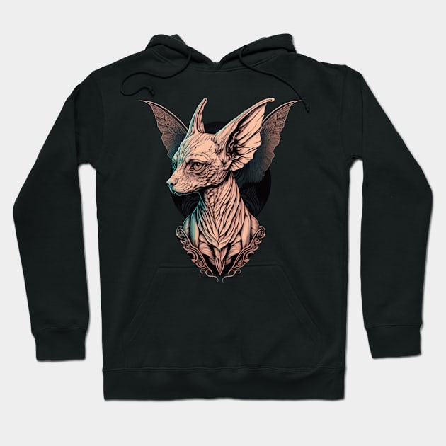 Cat from Hell Hoodie by gibah